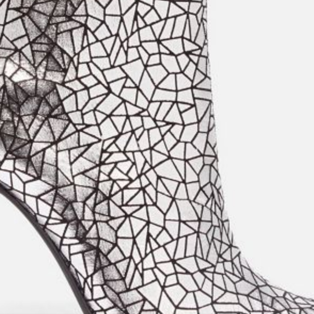 Ames Patterned High-Heeled Ankle Boot - image 2